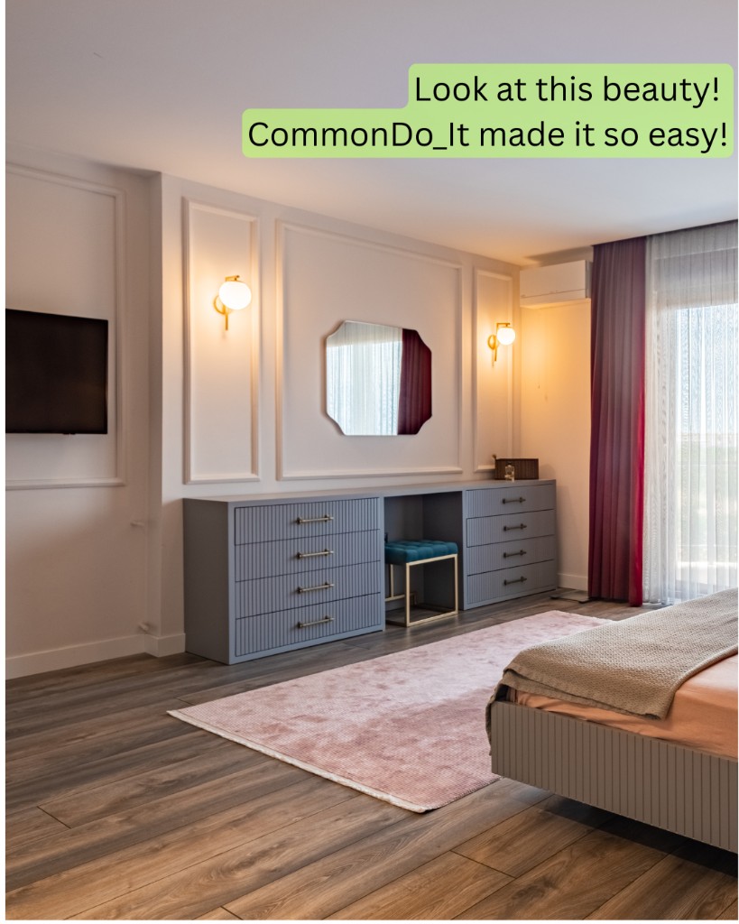 The finished result — a job done with less stress.